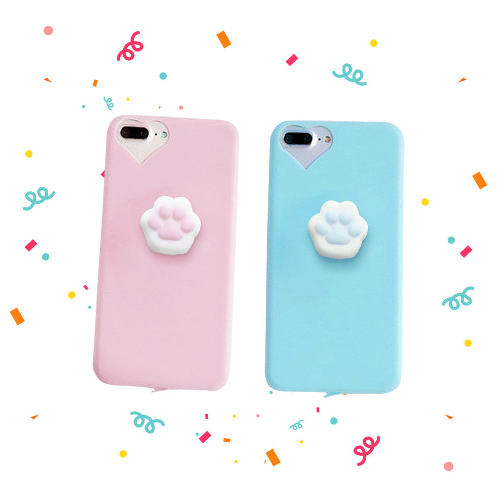 Cute Squishy Cat Claw Case for iPhone 6 6S 7 Plus – angelina-testsquared